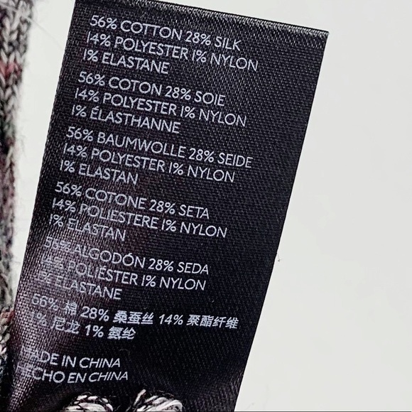 NWT Anthropologie Pilcro Knit High Neck Ribbed Wool Silk Blend Tank Top Grey - Picture 10 of 10